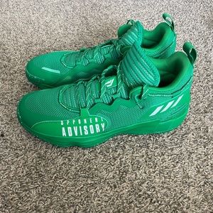 Adidas DAME 7 EXTPLY Lillard Green Basketball Shoes Men's Size 12.5 New
